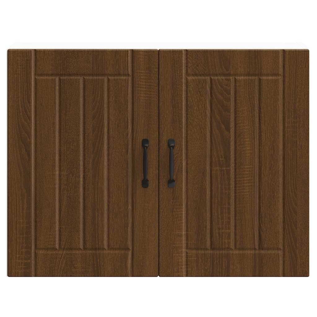 vidaXL Kitchen Wall Cabinet "Lucca" Brown Oak Engineered Wood