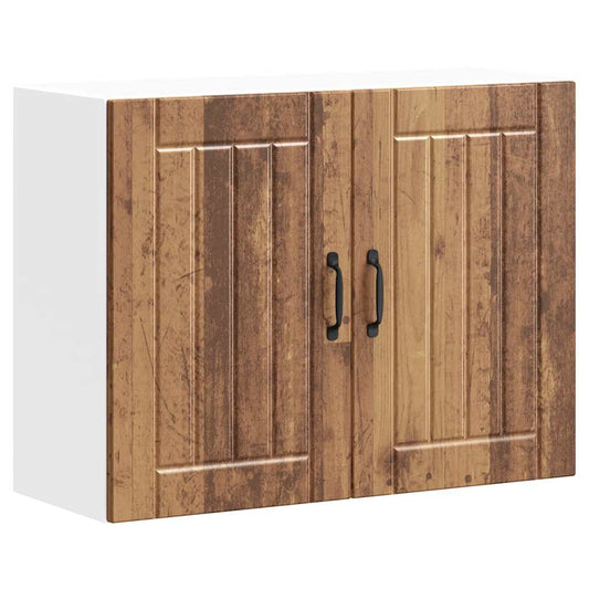 vidaXL Kitchen Wall Cabinet "Lucca" Old Wood Engineered Wood
