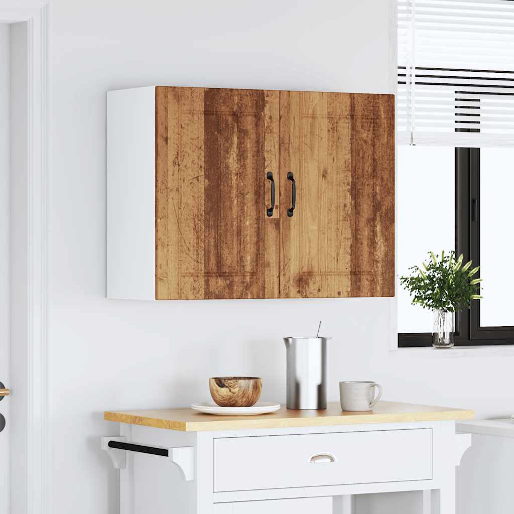 vidaXL Kitchen Wall Cabinet "Lucca" Old Wood Engineered Wood