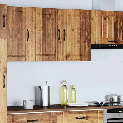 vidaXL Kitchen Wall Cabinet "Lucca" Old Wood Engineered Wood