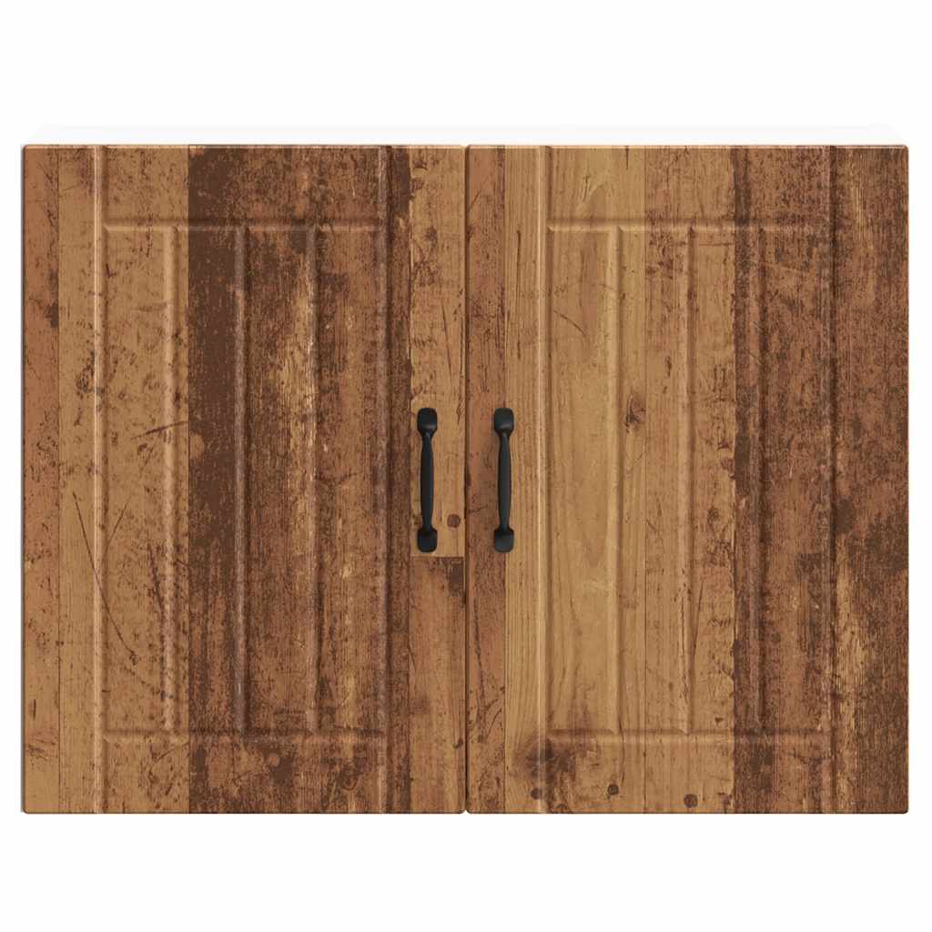 vidaXL Kitchen Wall Cabinet "Lucca" Old Wood Engineered Wood