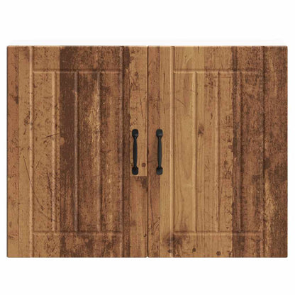 vidaXL Kitchen Wall Cabinet "Lucca" Old Wood Engineered Wood