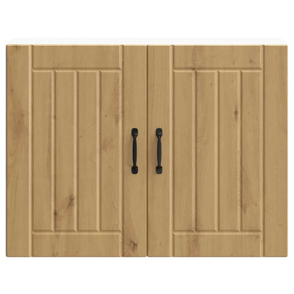 vidaXL Kitchen Wall Cabinet "Lucca" Artisan Oak Engineered Wood
