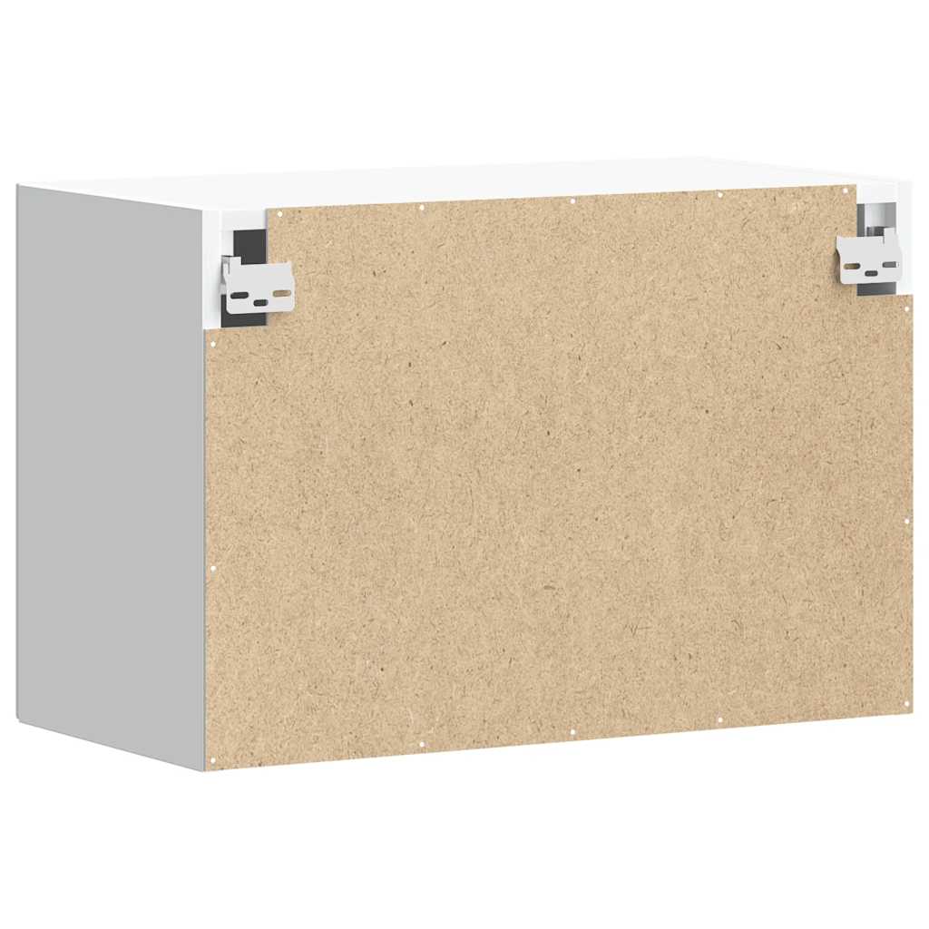 vidaXL Kitchen Wall Cabinet Lucca White Engineered Wood