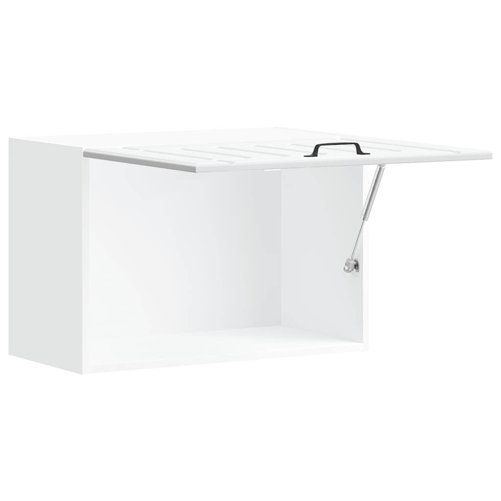 vidaXL Kitchen Wall Cabinet Lucca White Engineered Wood