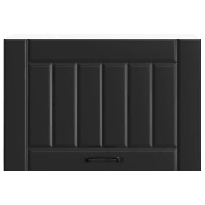 vidaXL Kitchen Wall Cabinet Lucca Black Engineered Wood