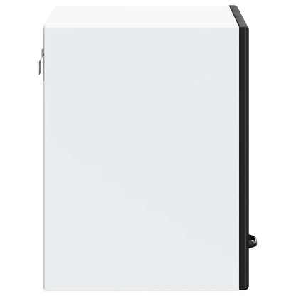 vidaXL Kitchen Wall Cabinet Lucca Black Engineered Wood