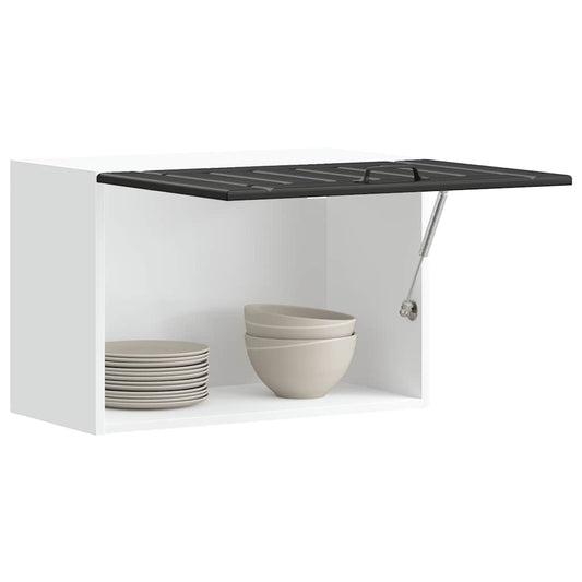 vidaXL Kitchen Wall Cabinet "Lucca" Black Engineered Wood
