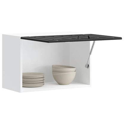 vidaXL Kitchen Wall Cabinet "Lucca" Black Engineered Wood
