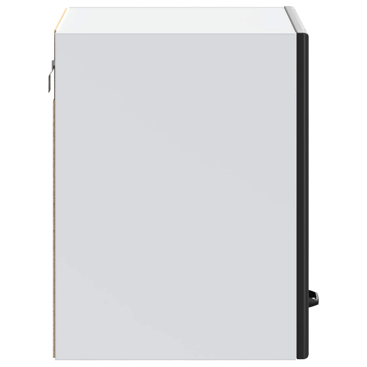 vidaXL Kitchen Wall Cabinet "Lucca" Black Engineered Wood