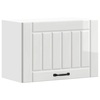 vidaXL Kitchen Wall Cabinet "Lucca" High Gloss White Engineered Wood