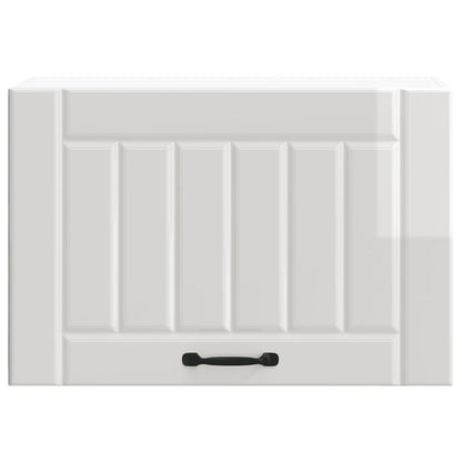 vidaXL Kitchen Wall Cabinet Lucca High Gloss White Engineered Wood