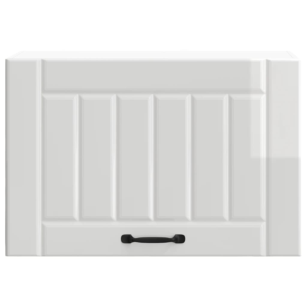 vidaXL Kitchen Wall Cabinet "Lucca" High Gloss White Engineered Wood