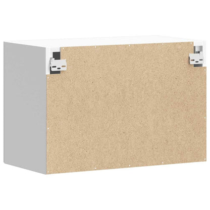 vidaXL Kitchen Wall Cabinet "Lucca" High Gloss White Engineered Wood
