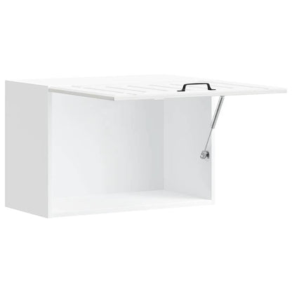 vidaXL Kitchen Wall Cabinet "Lucca" High Gloss White Engineered Wood