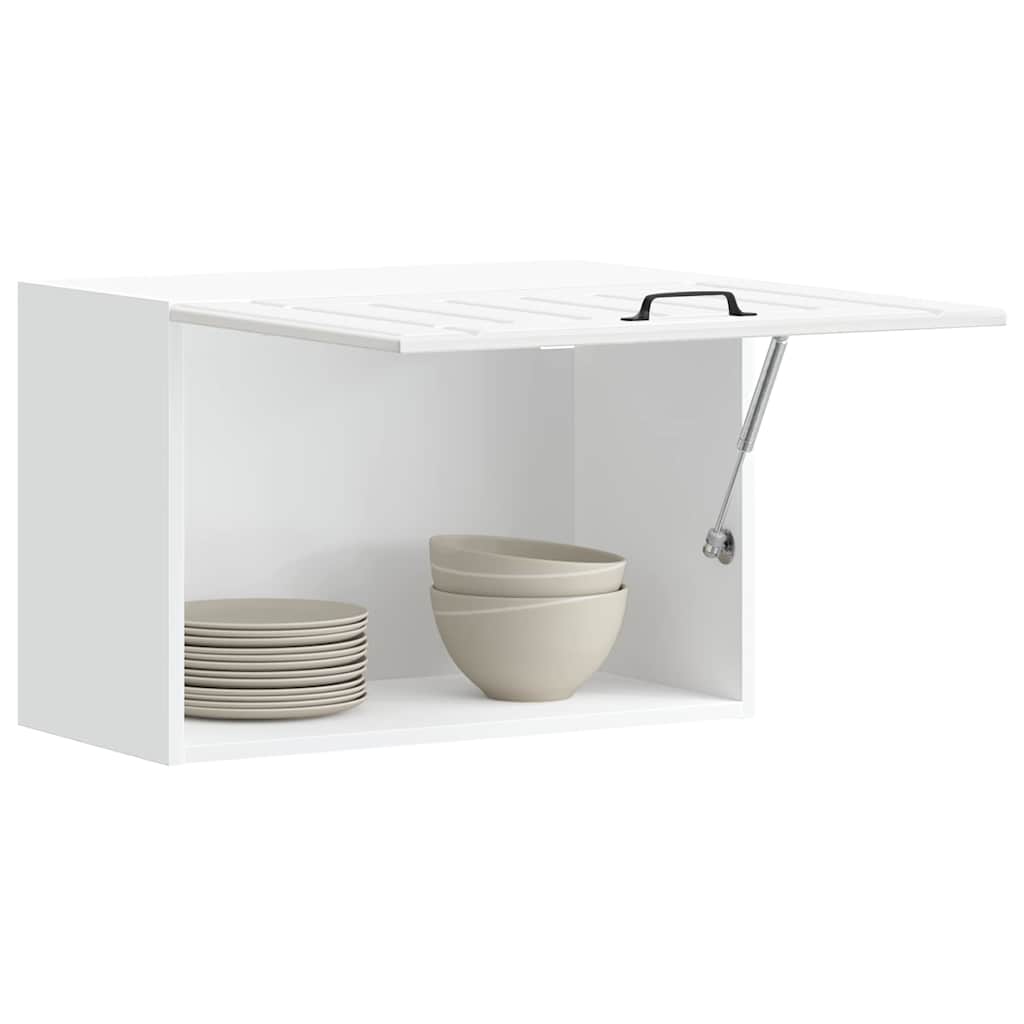 vidaXL Kitchen Wall Cabinet "Lucca" High Gloss White Engineered Wood