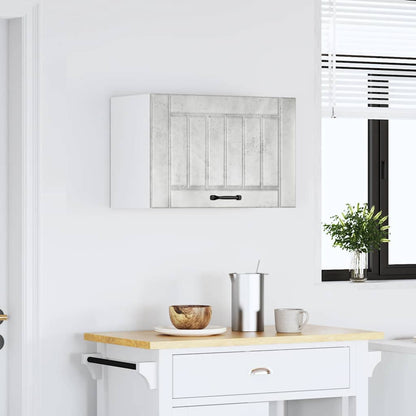 vidaXL Kitchen Wall Cabinet "Lucca" Concrete Grey Engineered Wood