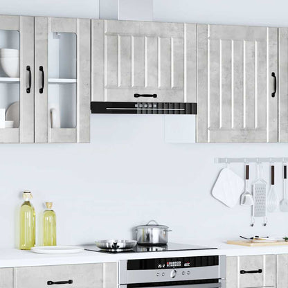 vidaXL Kitchen Wall Cabinet Lucca Concrete Grey Engineered Wood