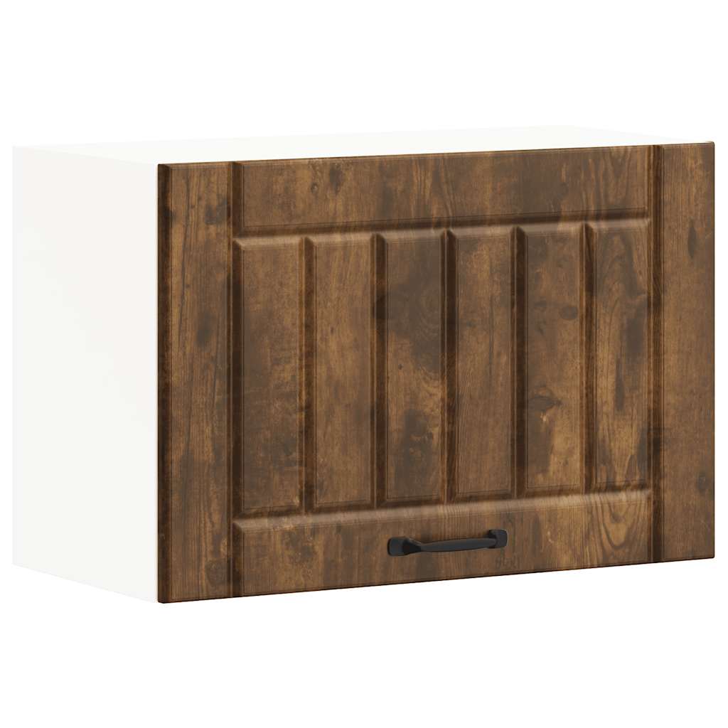 vidaXL Kitchen Wall Cabinet "Lucca" Smoked Oak Engineered Wood