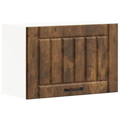 vidaXL Kitchen Wall Cabinet "Lucca" Smoked Oak Engineered Wood