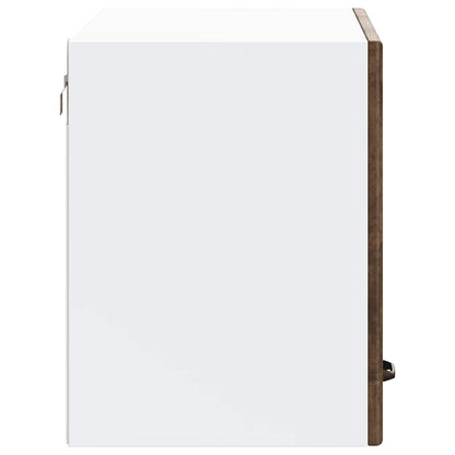vidaXL Kitchen Wall Cabinet Lucca Smoked Oak Engineered Wood