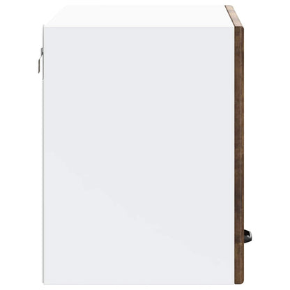 vidaXL Kitchen Wall Cabinet "Lucca" Smoked Oak Engineered Wood