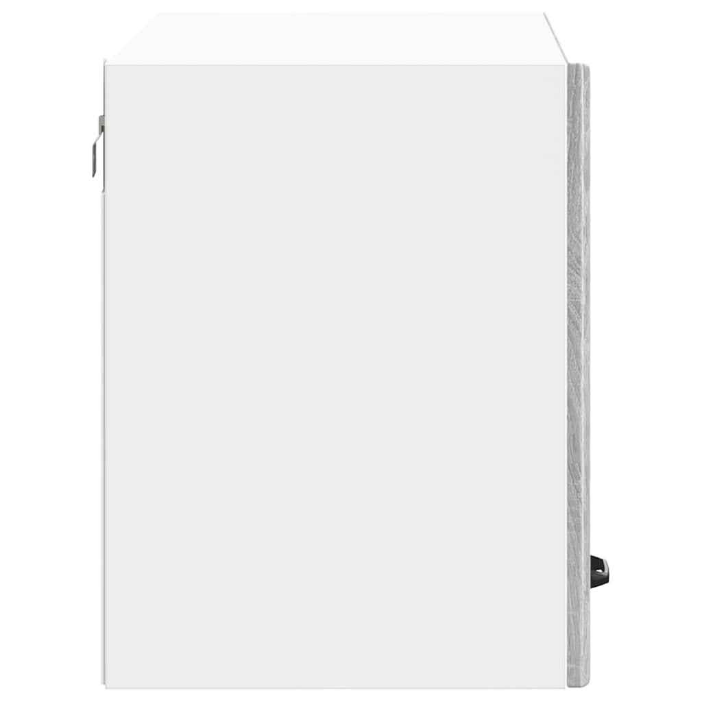 vidaXL Kitchen Wall Cabinet Lucca Grey Sonoma Engineered Wood