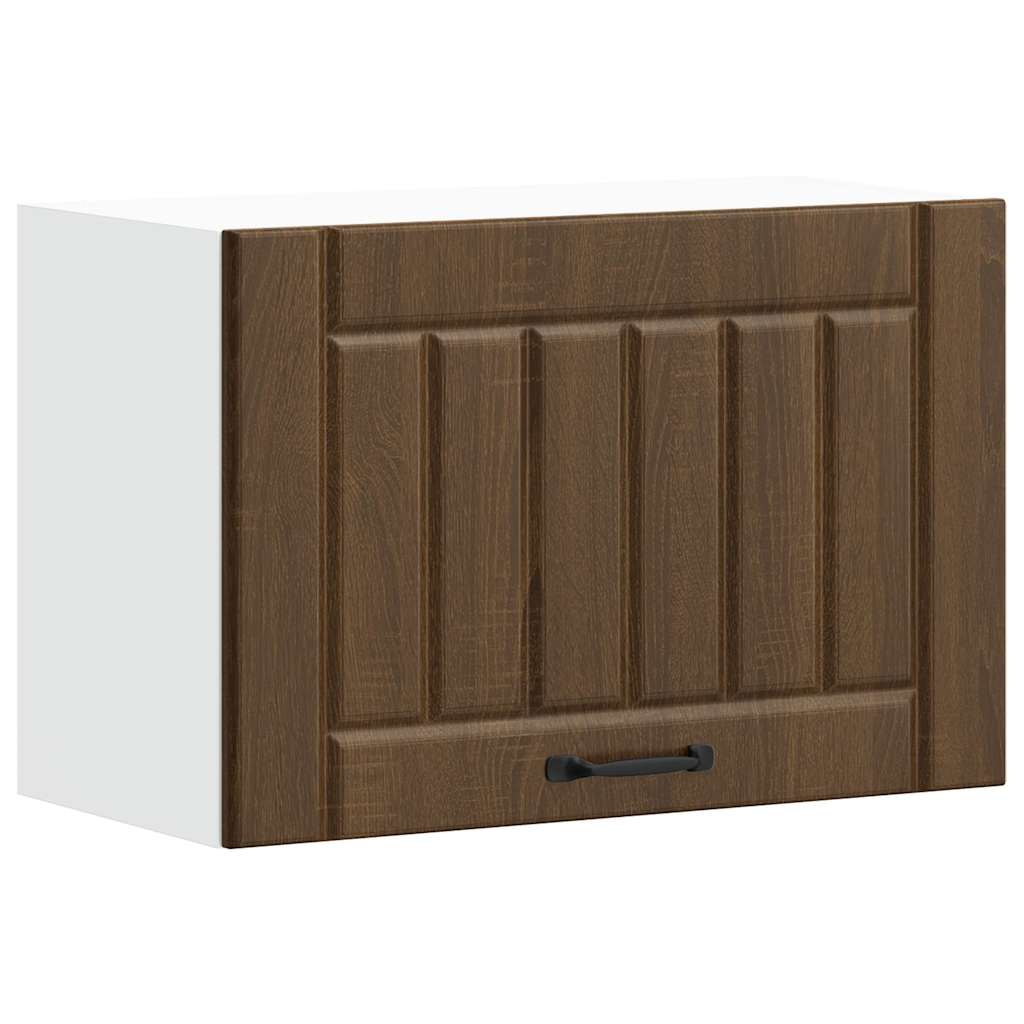 vidaXL Kitchen Wall Cabinet "Lucca" Brown Oak Engineered Wood