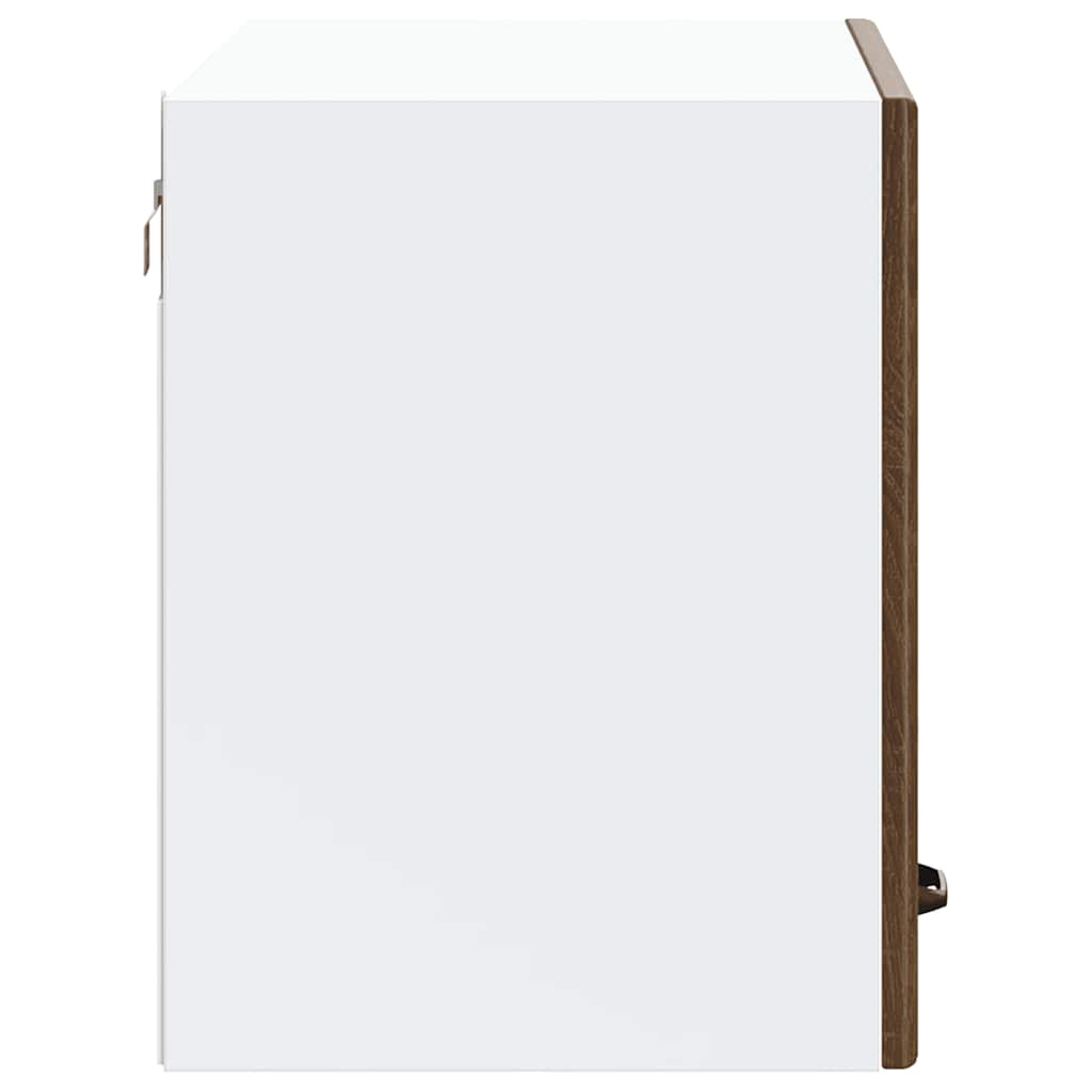 vidaXL Kitchen Wall Cabinet "Lucca" Brown Oak Engineered Wood