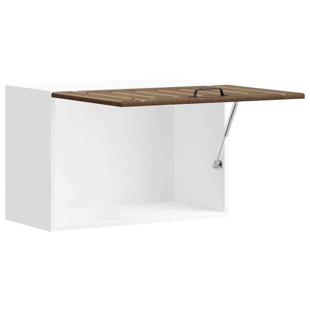 vidaXL Kitchen Wall Cabinet "Lucca" Brown Oak Engineered Wood