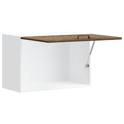 vidaXL Kitchen Wall Cabinet "Lucca" Brown Oak Engineered Wood