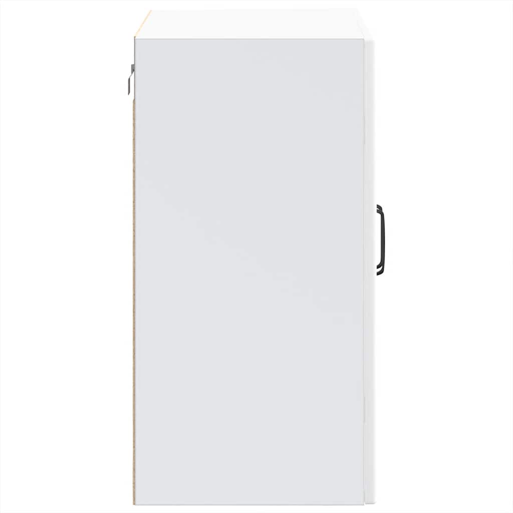 vidaXL Kitchen Wall Cabinet with Glass Door "Lucca" White Engineered Wood