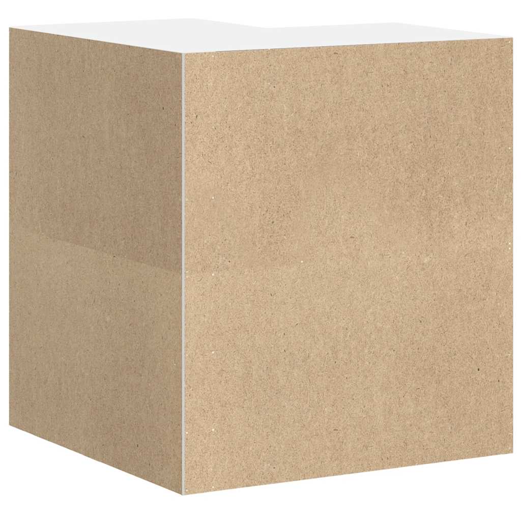 vidaXL Kitchen Wall Corner Cabinet Lucca Black Engineered Wood