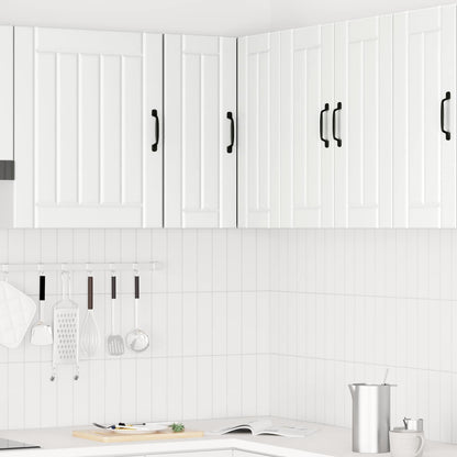 vidaXL Kitchen Wall Corner Cabinet "Lucca" High Gloss White