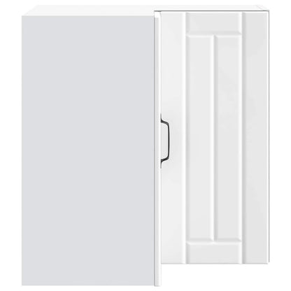 vidaXL Kitchen Wall Corner Cabinet "Lucca" High Gloss White