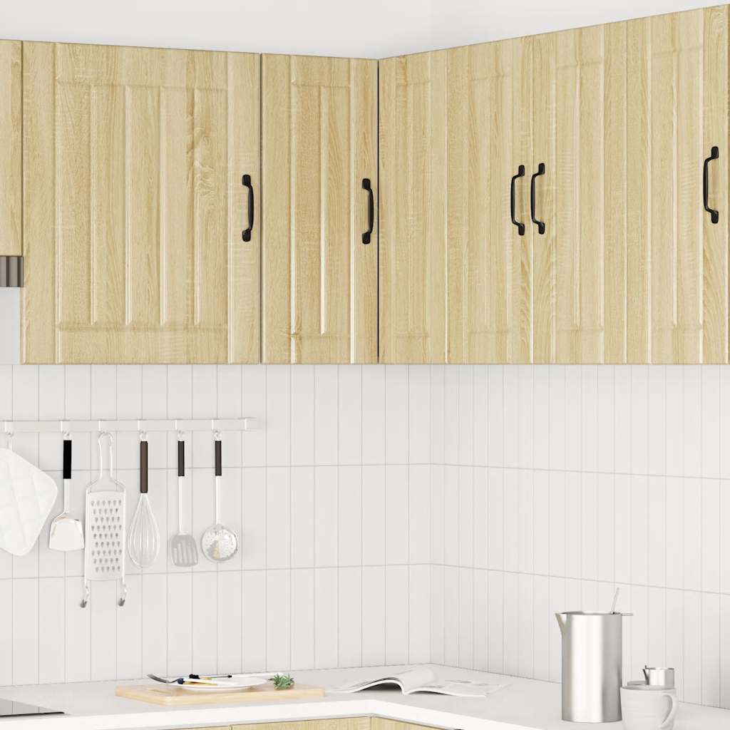 vidaXL Kitchen Wall Corner Cabinet "Lucca" Sonoma Oak Engineered Wood