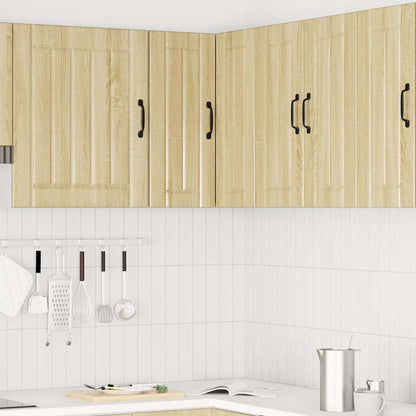 vidaXL Kitchen Wall Corner Cabinet "Lucca" Sonoma Oak Engineered Wood