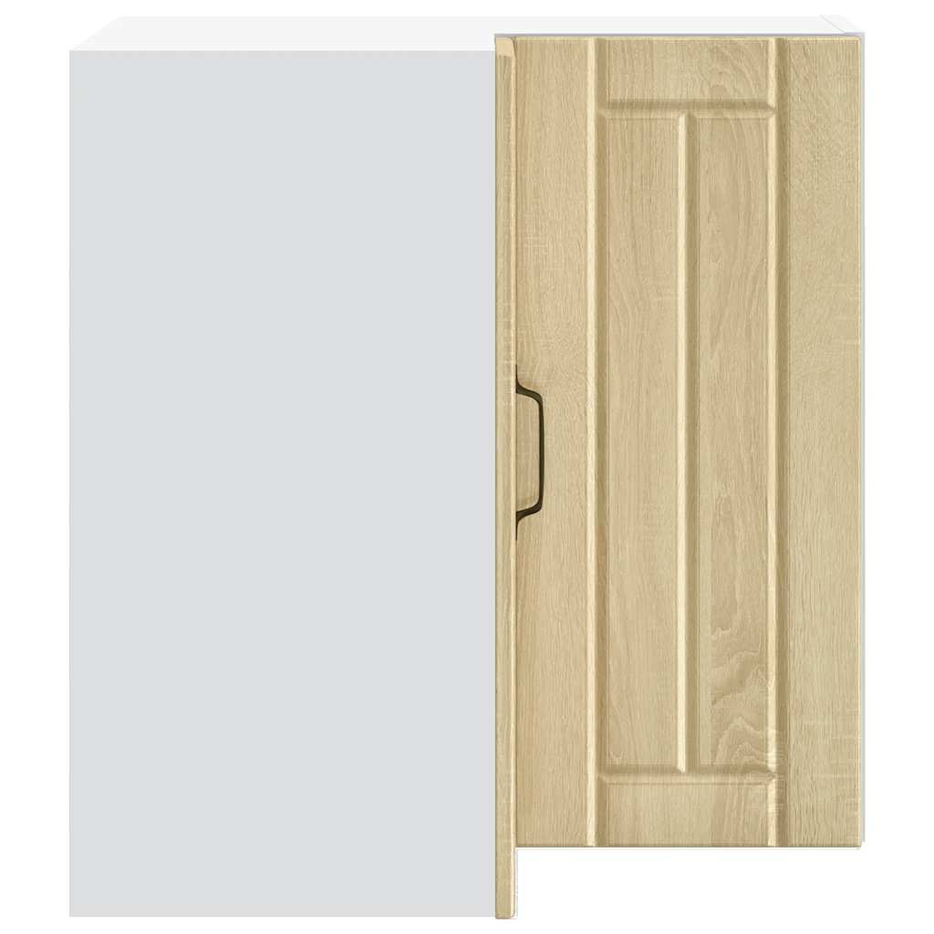 vidaXL Kitchen Wall Corner Cabinet "Lucca" Sonoma Oak Engineered Wood