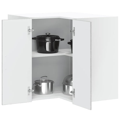 vidaXL Kitchen Wall Corner Cabinet "Lucca" Grey Sonoma Engineered Wood