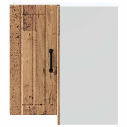 vidaXL Kitchen Wall Corner Cabinet "Lucca" Old Wood Engineered Wood