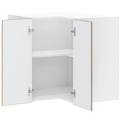 vidaXL Kitchen Wall Corner Cabinet "Lucca" Old Wood Engineered Wood
