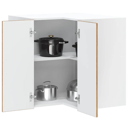 vidaXL Kitchen Wall Corner Cabinet "Lucca" Old Wood Engineered Wood
