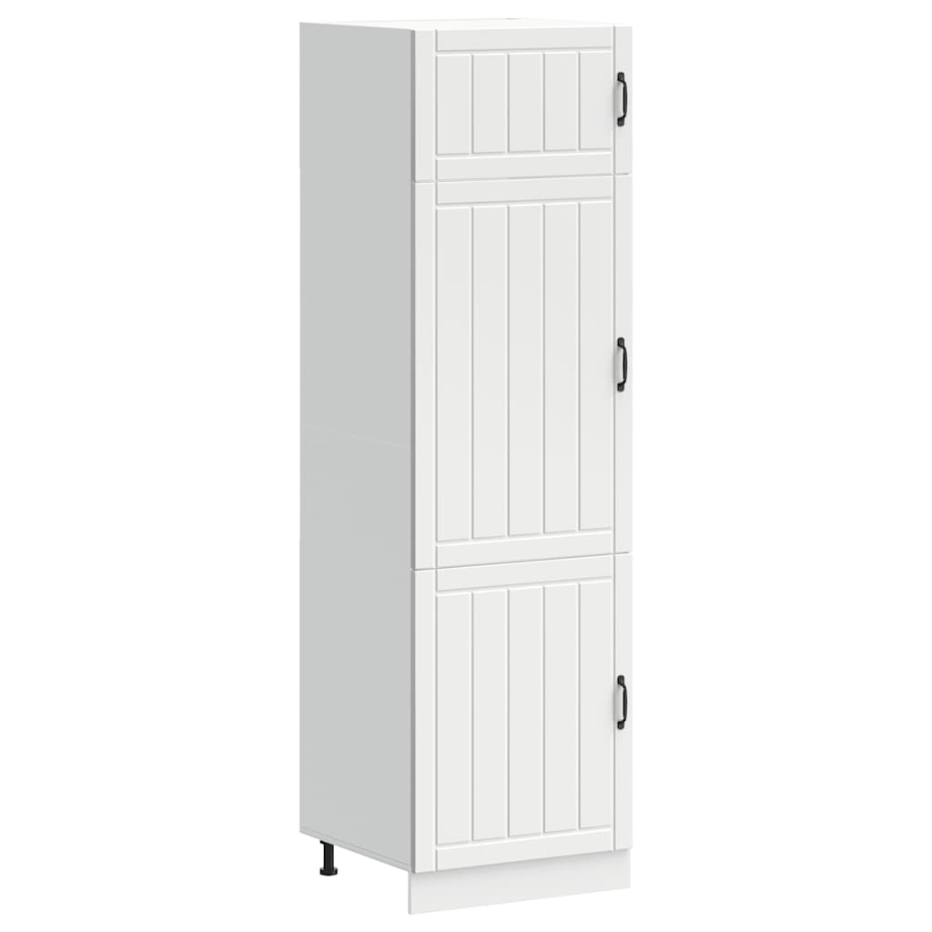 vidaXL Kitchen Cupboard "Lucca" White Engineered Wood