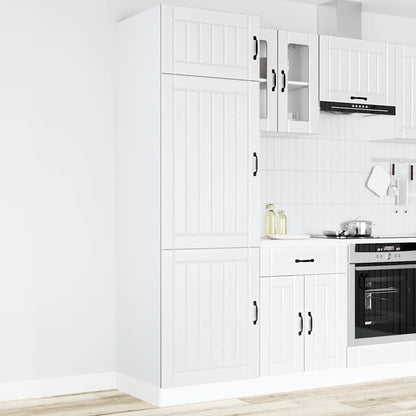 vidaXL Kitchen Cupboard "Lucca" White Engineered Wood