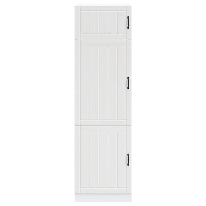 vidaXL Kitchen Cupboard "Lucca" White Engineered Wood