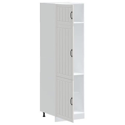 vidaXL Kitchen Cupboard "Lucca" White Engineered Wood