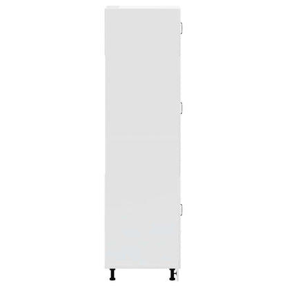 vidaXL Kitchen Cupboard "Lucca" White Engineered Wood