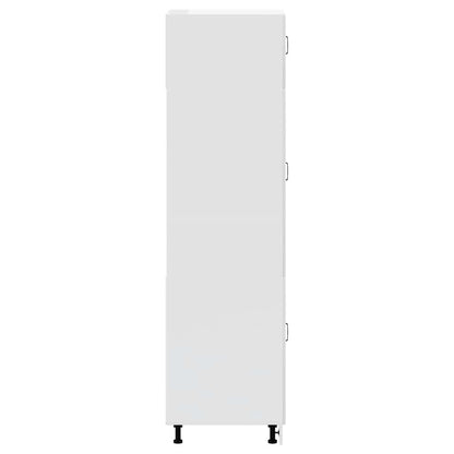 vidaXL Kitchen Cupboard "Lucca" High Gloss White Engineered Wood
