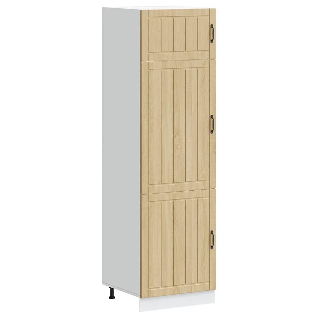 vidaXL Kitchen Cupboard "Lucca" Sonoma Oak Engineered Wood