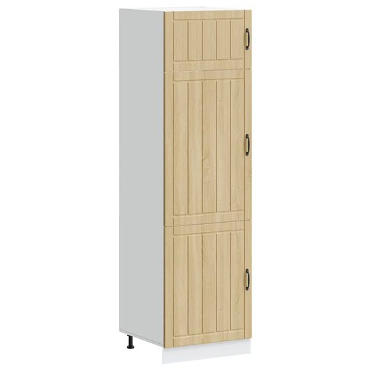 vidaXL Kitchen Cupboard "Lucca" Sonoma Oak Engineered Wood